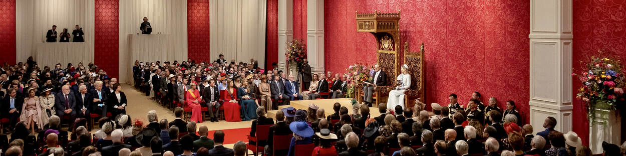 Koning spreekt Troonrede uit Prinsjesdag 2024