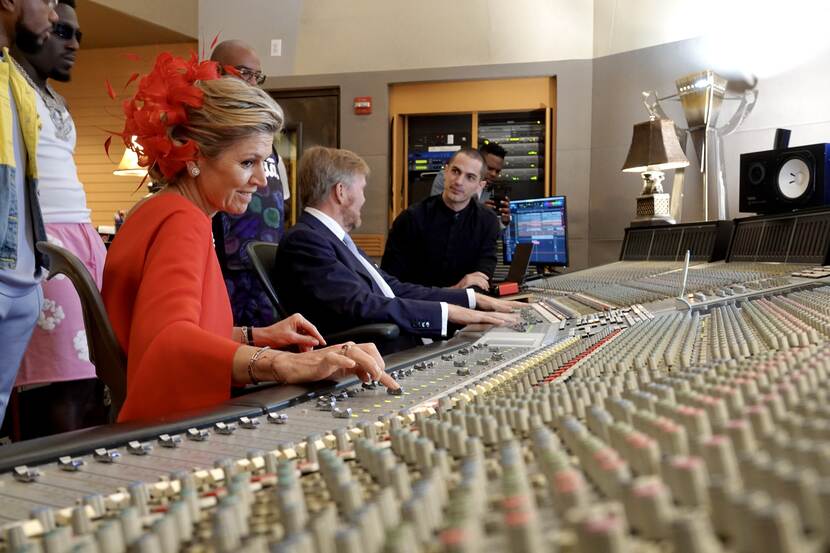 Koninklijk Paar bezoekt Patchwerk Recording Studios
