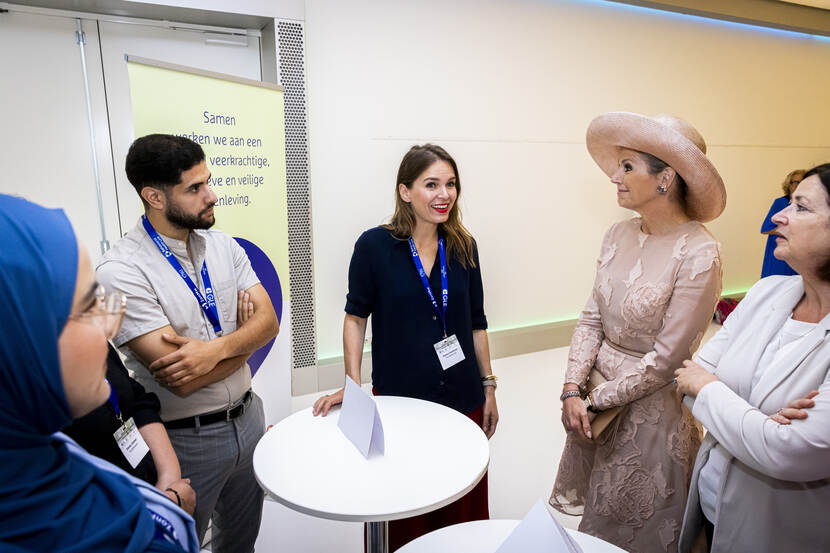 Koningin Máxima bij Global Leadership Exchange