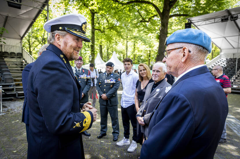 Koning Willem-Alexander bij Veteranendag 2024