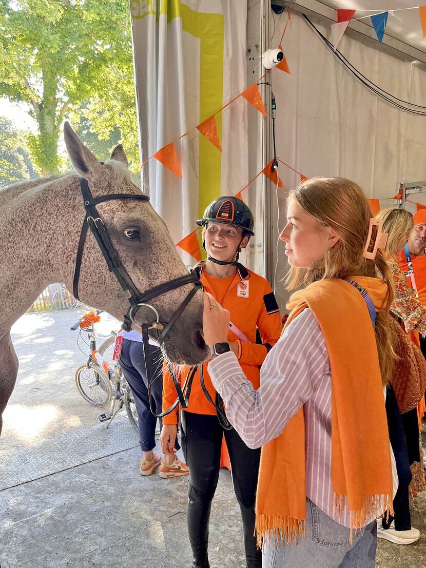 Prinses Alexia bij dressuur en eventing Olympische Spelen 2024