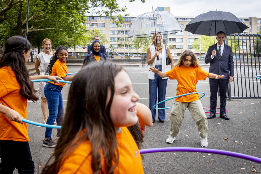 Koningin Máxima bezoekt stichting Team Toekomst