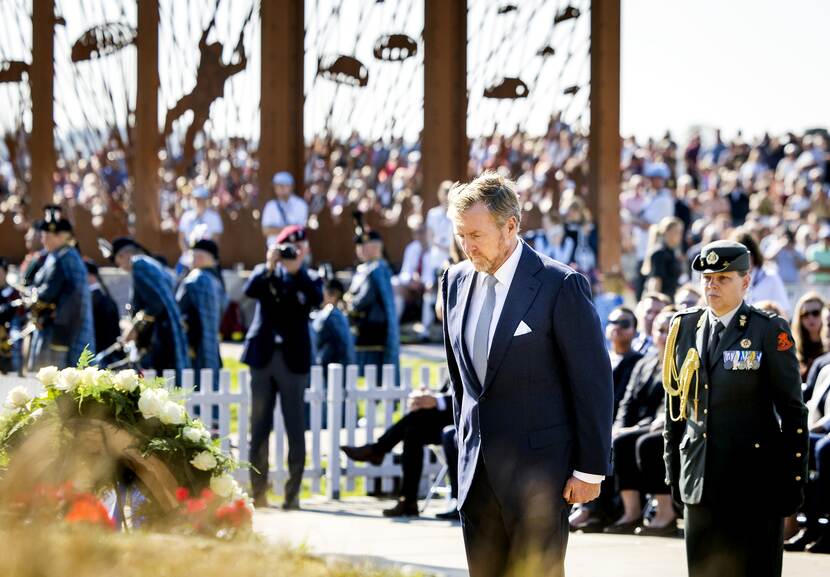 Koning bij Airborne Luchtlandingen 80 jaar vrijheid