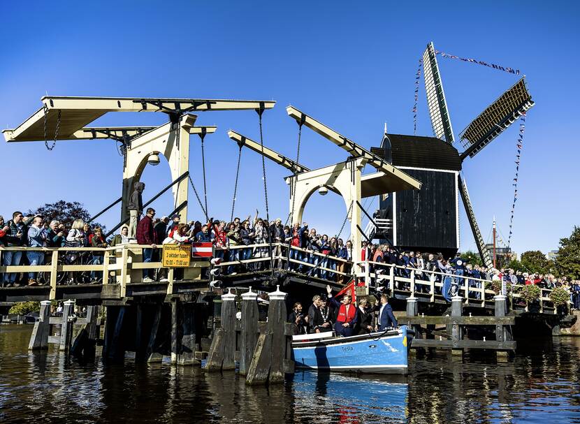 Koning bij viering 450 jaar Leidens Ontzet