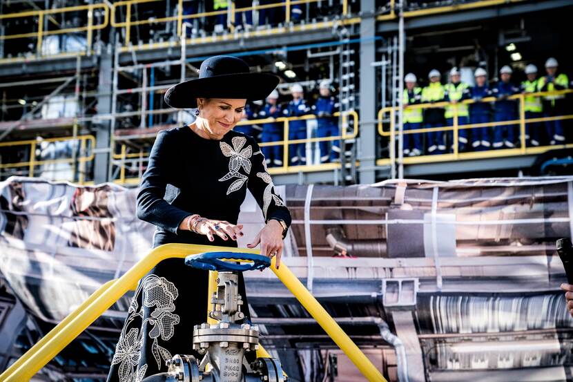 Koningin Máxima opent nieuwe fabriek Avantium