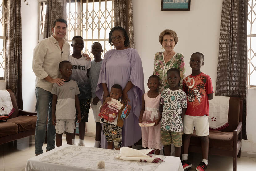 Werkbezoek aan SOS Kinderdorpen in Ghana Prinses Margriet