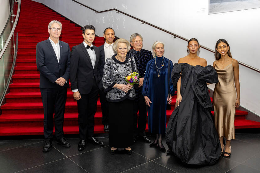 Prinses Beatrix bij Nederlands Balletgala Dansersfonds ’79