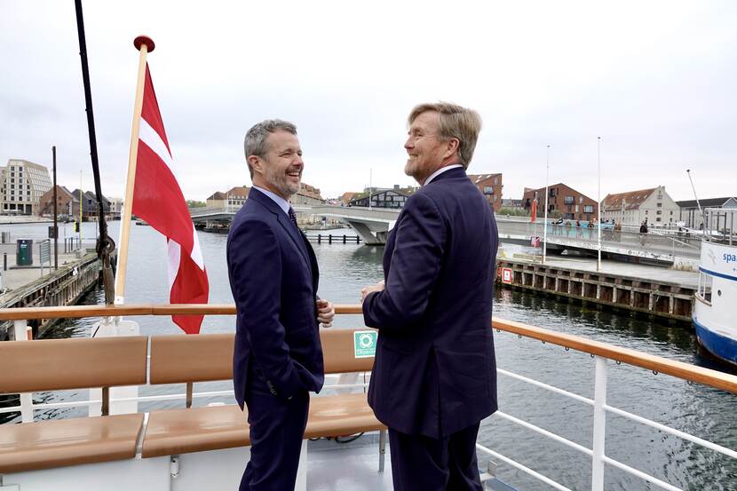 Koning vaartocht Nyhavn Denemarken