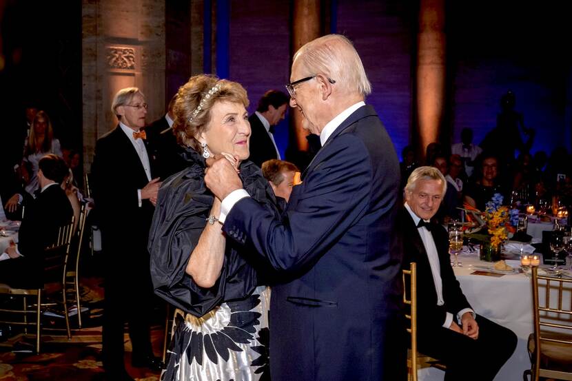 Prinses Margriet en Pieter van Vollenhoven bij NAF Ball 2024