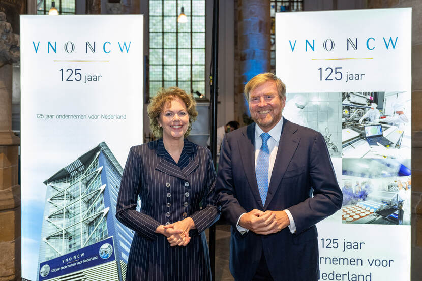 Koning bij 125 jaar VNO-NCW